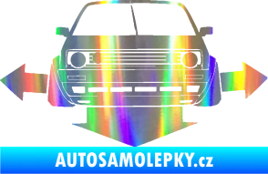 Samolepka Down and out car 002 Holografická