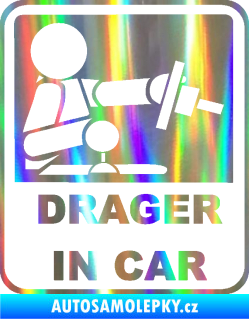 Samolepka Drager in car 001 Holografická
