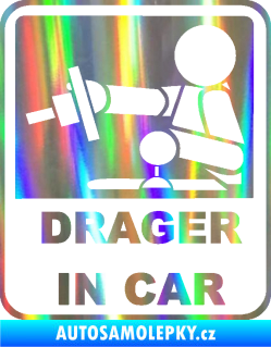 Samolepka Drager in car 002 Holografická