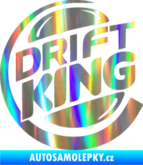 Samolepka Drift king Holografická