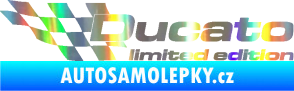 Samolepka Ducato limited edition levá Holografická