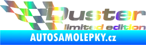 Samolepka Duster limited edition levá Holografická
