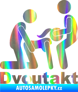 Samolepka Dvoutakt pravá Holografická