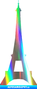 Samolepka Eifelova věž 001 Holografická