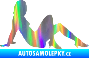 Samolepka Erotická žena 028 pravá Holografická