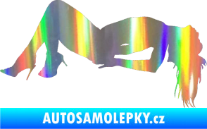 Samolepka Erotická žena 035 levá Holografická