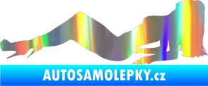 Samolepka Erotická žena 046 levá Holografická