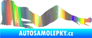 Samolepka Erotická žena 046 pravá Holografická
