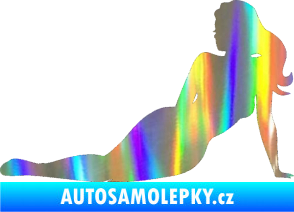 Samolepka Erotická žena 051 levá Holografická