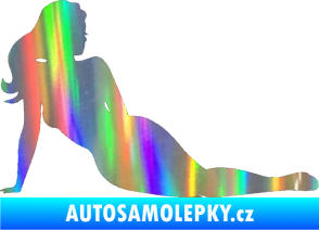 Samolepka Erotická žena 051 pravá Holografická