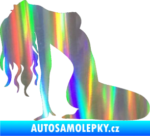 Samolepka Erotická žena 052 pravá Holografická