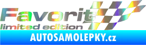 Samolepka Favorit limited edition pravá Holografická