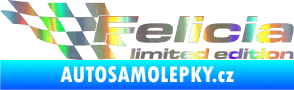 Samolepka Felicia limited edition levá Holografická