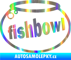 Samolepka Fishbowl akvárium Holografická