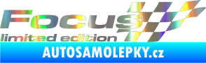 Samolepka Focus limited edition pravá Holografická