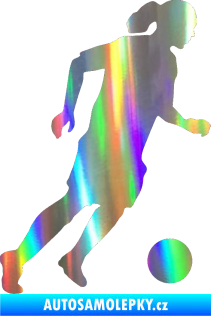 Samolepka Fotbalista 018 pravá Holografická