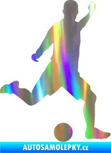 Samolepka Fotbalista 031 pravá Holografická