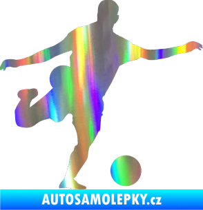 Samolepka Fotbalista 032 pravá Holografická