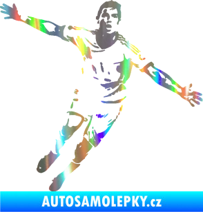 Samolepka Fotbalista 047 pravá Holografická