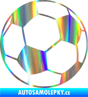 Samolepka Fotbalový míč 001 Holografická