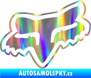 Samolepka Fox 003 Holografická