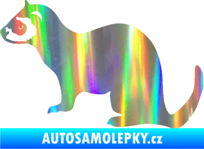 Samolepka Fretka 001 levá Holografická