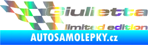 Samolepka Giulietta limited edition levá Holografická