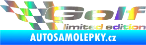 Samolepka Golf limited edition levá Holografická