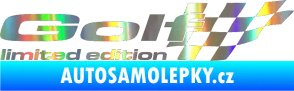 Samolepka Golf limited edition pravá Holografická