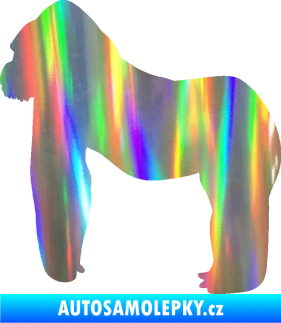 Samolepka Gorila 001 levá Holografická