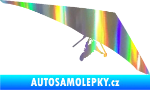 Samolepka Hang Glider 001 pravá rogalo Holografická
