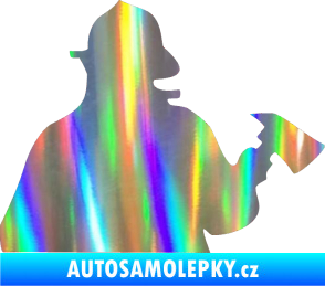 Samolepka Hasič 004 pravá Holografická