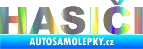 Samolepka HASIČI Holografická