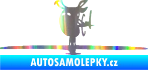 Samolepka Helikoptéra model 001 levá Holografická