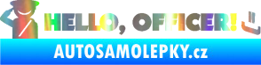 Samolepka Hello, Officer! Holografická