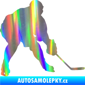 Samolepka Hokejista 016 pravá Holografická