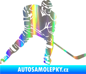 Samolepka Hokejista 026 pravá Holografická