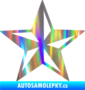 Samolepka Hvězda námořní Holografická