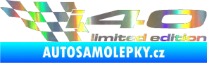 Samolepka i40 limited edition levá Holografická