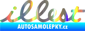 Samolepka Illest 001 Holografická