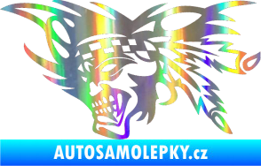 Samolepka Indián 001 levá Holografická