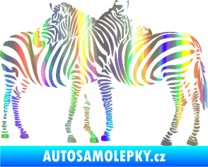 Samolepka Interiér 019 levá zebry Holografická