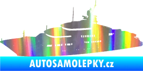 Samolepka Jachta 003 levá Holografická