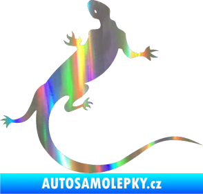 Samolepka Ještěrka 004 pravá Holografická