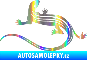 Samolepka Ještěrka 011 levá Holografická