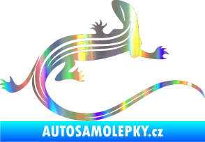 Samolepka Ještěrka 011 pravá Holografická