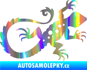Samolepka Ještěrka 012 pravá Holografická