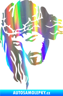 Samolepka Ježíš 003 levá Holografická