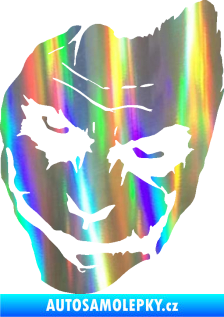 Samolepka Joker 002 levá tvář Holografická