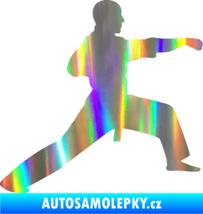 Samolepka Judo 001 pravá Holografická